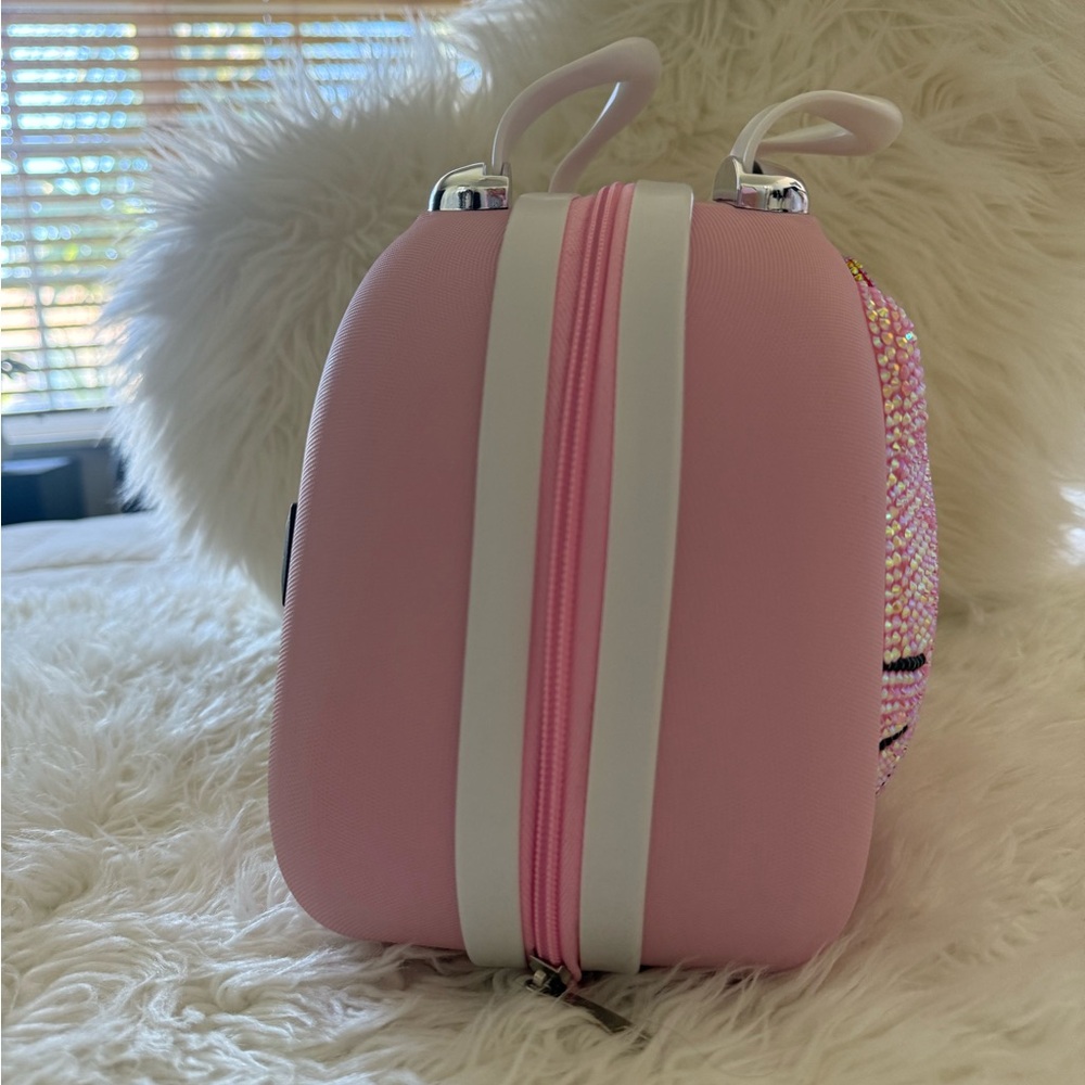Hello Kitty Pink Rhinestone Handbag/Make up case - Picture 8 of 11